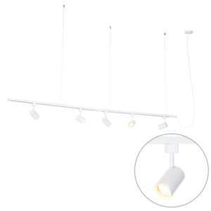 Moderný závesný koľajnicový systém biely s 5 bodmi 1-fázový - Jeana