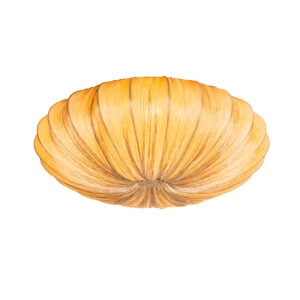 Dizajnové stropné svietidlo béžový hodváb 60 cm 5-svetlo - Plu