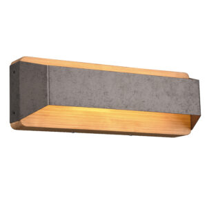 Wandlamp staal 35 cm incl. LED 3-staps dimbaar - Tyko