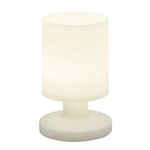 Buiten tafellampen wit oplaadbaar incl. LED IP44 - Joaquin