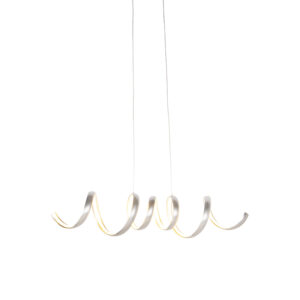 Moderné závesné svietidlo oceľové stmievateľné vrátane LED - Twizle