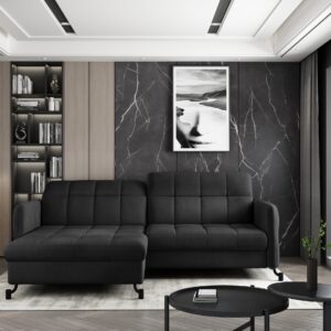 ArtElta Rohová sedacia súprava LORELLE | ľavá Lorelle Farba: Monolith 97