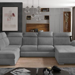 ArtElta Rohová sedacia súprava EVANELL | pravá Evanell farba: Monolith 84