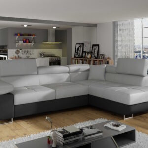 ArtElta Rohová sedacia súprava ANTON | pravá ANTON: Monolith 84 / Soft 11