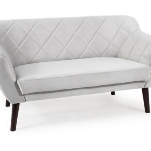 Signal Pohovka KARO 2 VELVET | wenge Farba: Svetlosivá / Bluvel 03