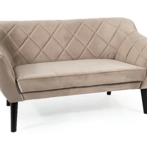 Signal Pohovka KARO 2 VELVET | wenge Farba: Tmavobéžová / Bluvel 40