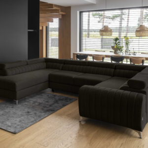 ArtElta Rohová sedacia súprava LOUIS U | ľavá LOUIS farba: Flores 22