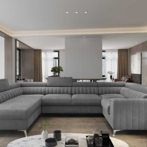 ArtElta Rohová sedacia súprava LOUIS U | ľavá LOUIS farba: Velvetmat 04