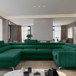 ArtElta Rohová sedacia súprava LOUIS U | ľavá LOUIS farba: Nube 35