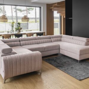 ArtElta Rohová sedacia súprava LOUIS U | pravá LOUIS farba: Gojo 101