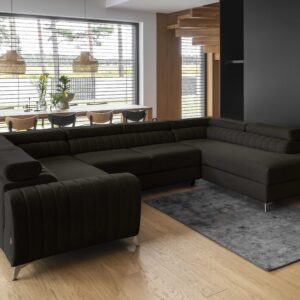 ArtElta Rohová sedacia súprava LOUIS U | pravá LOUIS farba: Flores 22