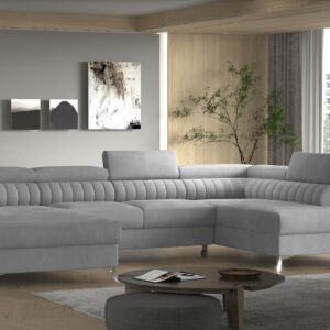 ArtElta Rohová sedacia súprava LACANTE | pravá farebné prevedenie: Nube 03