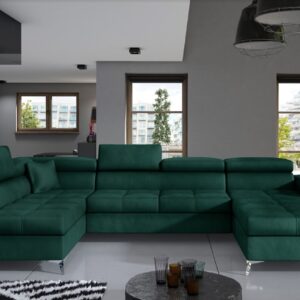 ArtElta Rohová sedacia súprava EDUARDO | ľavá farebné prevedenie: Monolith 37