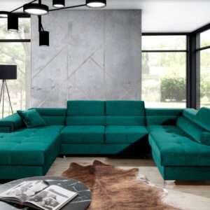 ArtElta Rohová sedacia súprava EDUARDO | pravá farebné prevedenie: Kronos 19