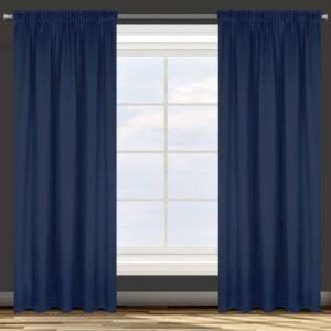 ArtFir Zatemňovací záves PARISA P | tmavomodrá 135 x 270 cm
