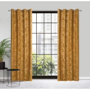 ArtFir Zatemňovací záves LIVIA K | medová 140 x 250 cm