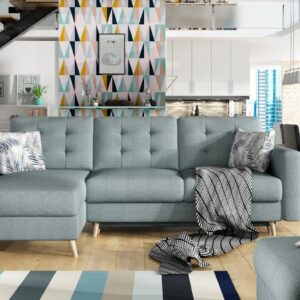 ArtElta Rohová sedacia súprava ASGARD L | univerzálna Farba: Cover 70 / Botanical 80