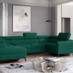 ArtElta Rohová sedacia súprava ESCADA | ľavá Farba: Monolith 37