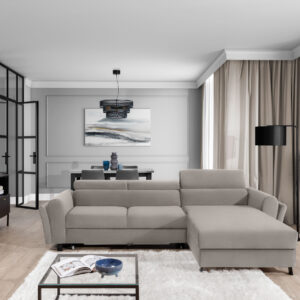 ArtElta Rohová sedacia súprava MARIALL | pravá Farba: Paros 06