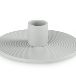 ArtFlhf Držiak na sviečku MORAB | sivá