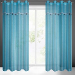 ArtFir Záclona CAR 2 K | modrá 140 x 250 cm