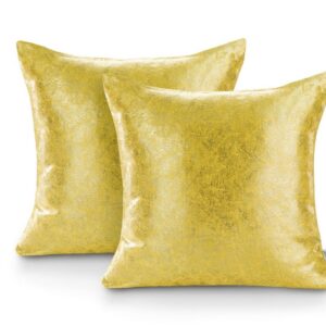 ArtFlhf Sada obliečok na vankúše VERAS Blackout | 45 x 45 cm Farba: Ochre