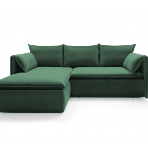 ArtPS Rohová sedacia súprava GOLD | zelená Riviera 38 Prevedenie: ľavé