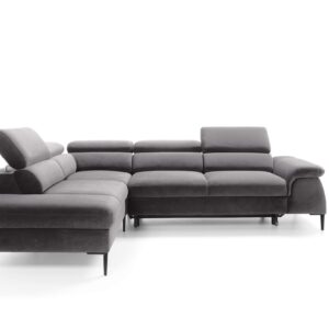 ArtPS Rohová sedacia súprava BLUES L | grafit Vogue 16 Prevedenie: ľavé