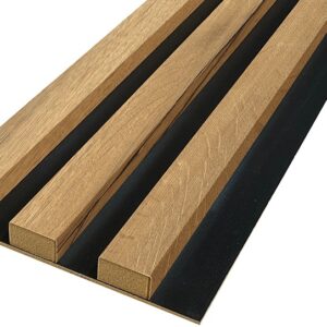 ArtLay Lamelový panel PM1 | čierny podklad Farba: Dub prírodný