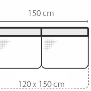 Stagra Rohová sedacia súprava GENOVA na vyskladanie Rohová sedacia súprava Genova: 3F-rozklad