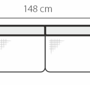 Stagra Rohová sedacia súprava GENOVA na vyskladanie Rohová sedacia súprava Genova: 2BL