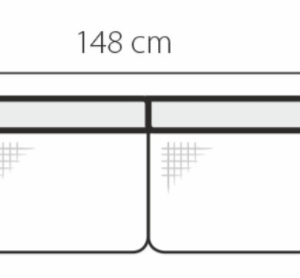 Stagra Rohová sedacia súprava GENOVA na vyskladanie Rohová sedacia súprava Genova: 2SBL