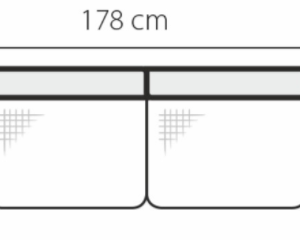 Stagra Rohová sedacia súprava GENOVA na vyskladanie Rohová sedacia súprava Genova: 3BL