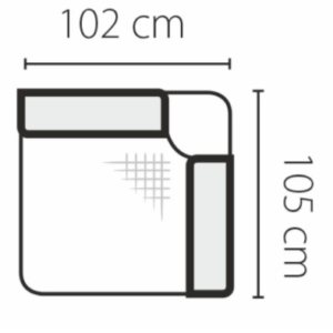 Stagra Rohová sedacia súprava GENOVA na vyskladanie Rohová sedacia súprava Genova: roh