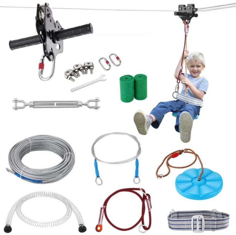 VEVOR Zipline Kit 36,6 m – premeňte svoju záhradu na dobrodružný park
